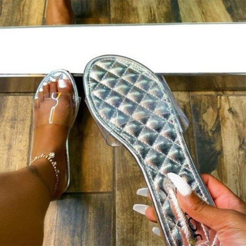 Clear Jelly Cute Flip-Flop