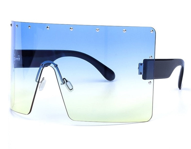 Rivet Sunglasses One-piece Windproof Goggles