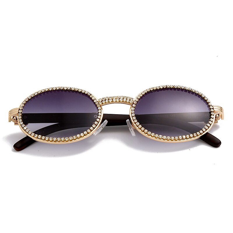Fashion Diamond Round Sunglasses
