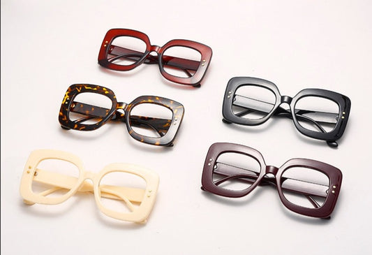 Fashion Square Flat Glasses Classic